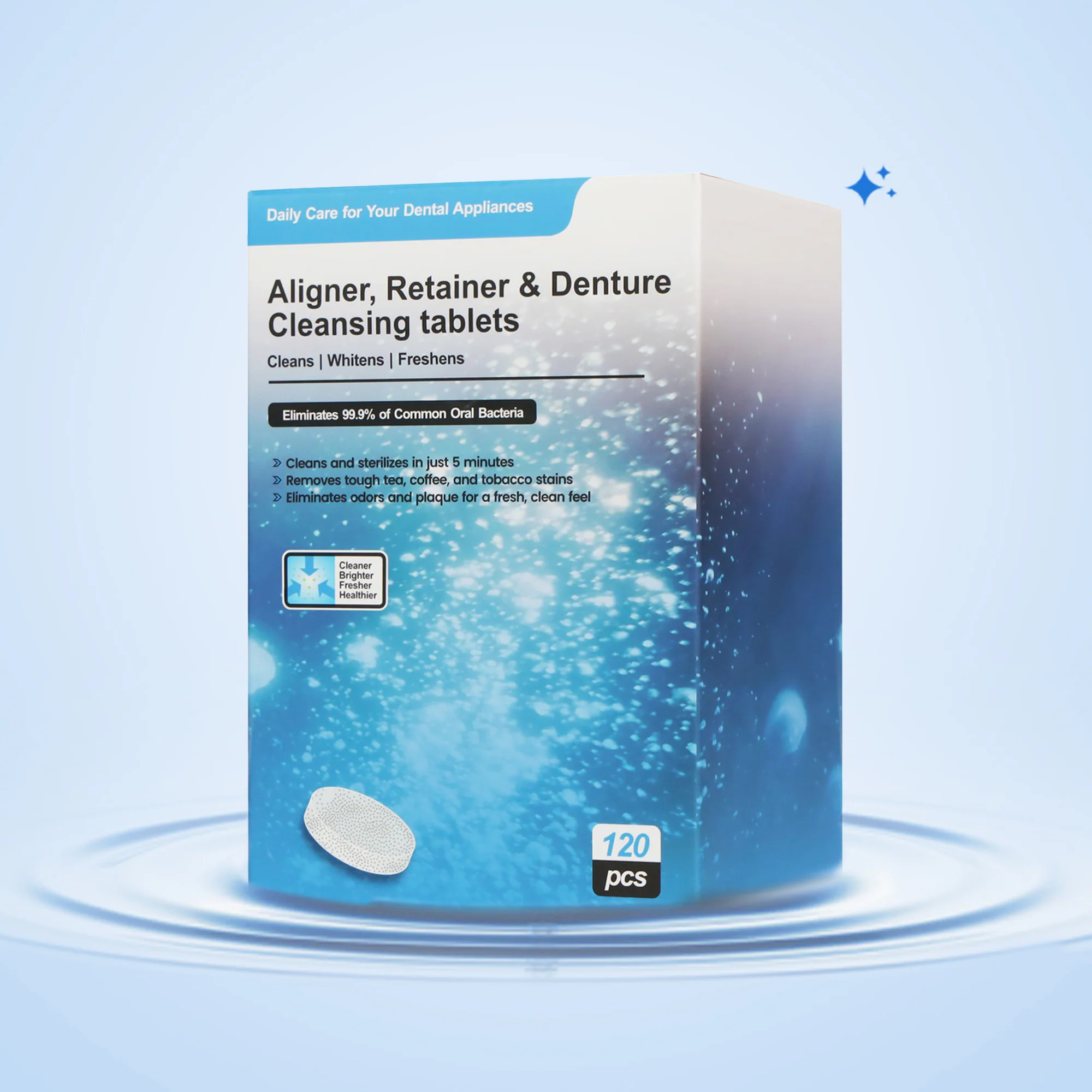 Cleansing Tablets For Aligners, Retainers & Dentures